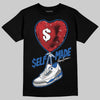 Jordan 3 "True Blue" DopeSkill T-Shirt Self Made Graphic Streetwear - Black