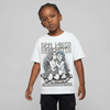 White Metallic 5s DopeSkill T-Shirt Real Lover Graphic