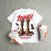 Sunset 5s DopeSkill T-Shirt Loyalty Graphic