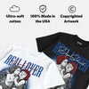 “True Blue” 3s DopeSkill T-Shirt Real Lover Graphic