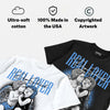Black University Blue 5s DopeSkill T-Shirt Real Lover Graphic