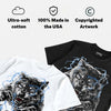 Black University Blue 5s DopeSkill T-Shirt No Fear Graphic