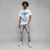 “True Blue” 3s DopeSkill T-Shirt Flexin' Graphic