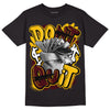 Dunk Yellow Bordeaux DopeSkill T-Shirt Don't Quit Graphic Streetwear - Black