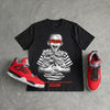 Toro Bravo 4s DopeSkill T-Shirt Scared Money Don't Make No Money Graphic