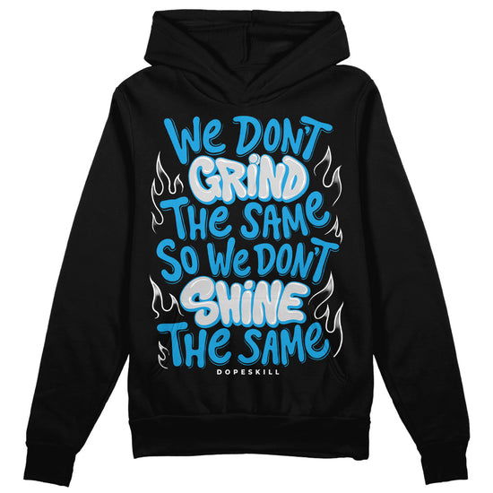 Jordan 4 Retro Military Blue DopeSkill Hoodie Sweatshirt Grind Shine Graphic Streetwear - Black