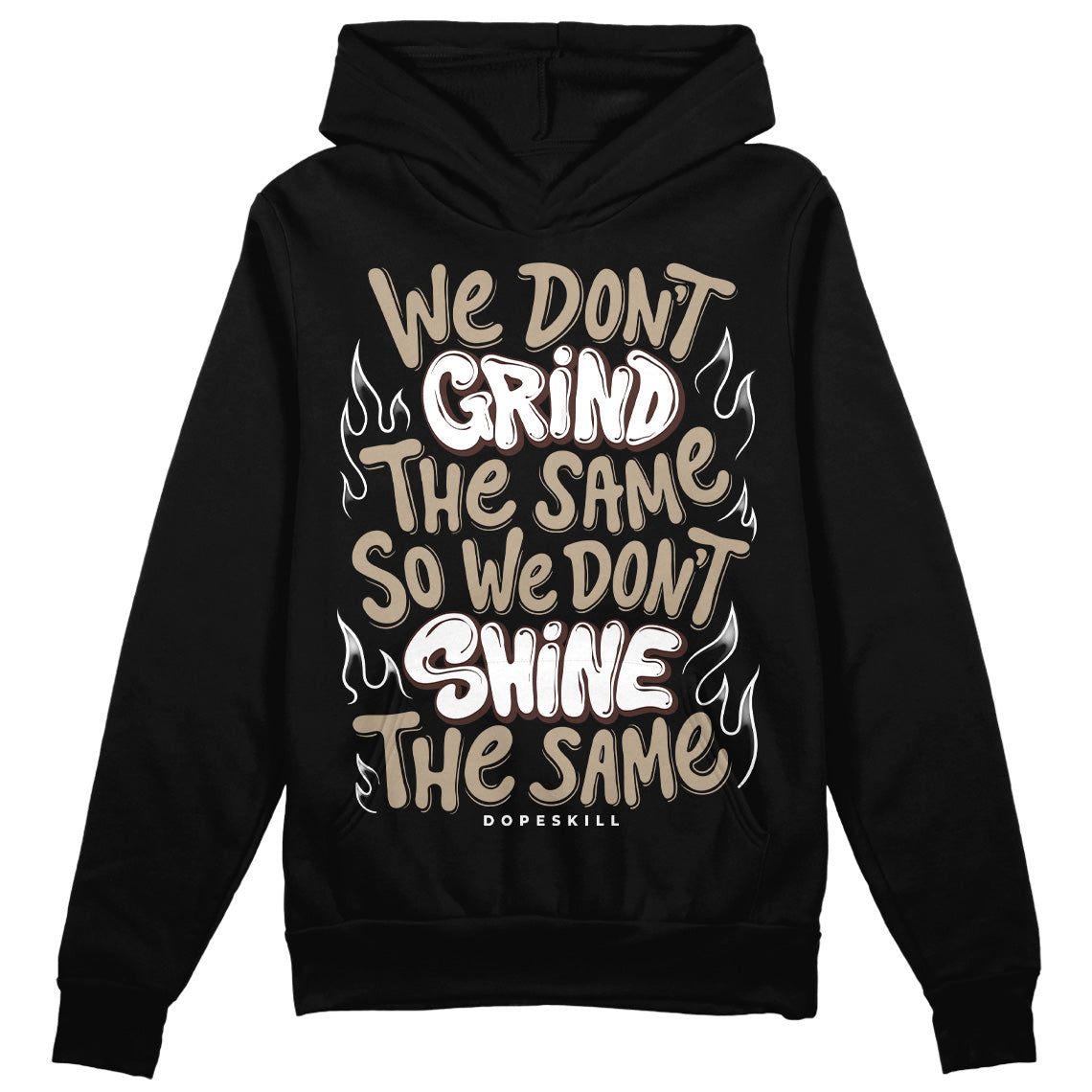 Jordan 1 High OG “Latte” DopeSkill Hoodie Sweatshirt Grind Shine Graphic Streetwear - Black