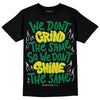 Jordan 5 “Lucky Green” DopeSkill T-Shirt Grind Shine Graphic Streetwear - Black