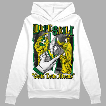 Dunk Low Reverse Brazil DopeSkill Hoodie Sweatshirt Gotta Lotta Means Graphic Streetwear - White 