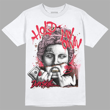 Dunk Low PRM Bacon DopeSkill T-Shirt Hold My Own Graphic Streetwear - White 