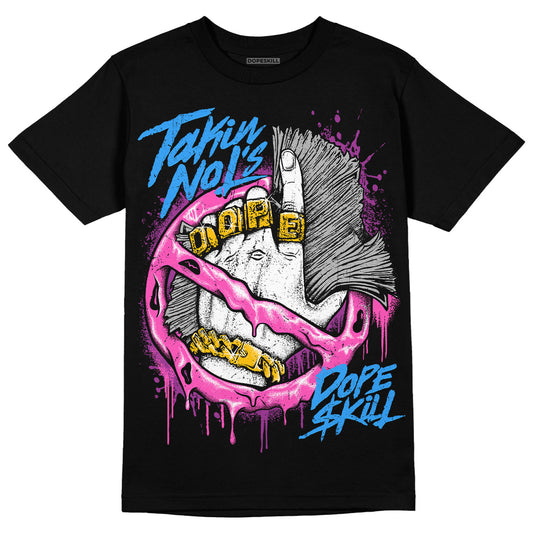 Jordan 4 GS “Hyper Violet” DopeSkill T-Shirt Takin No L's Graphic Streetwear - Black