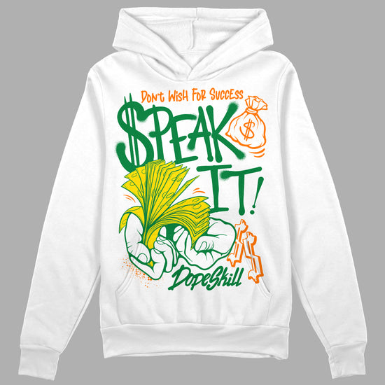 Dunk Low Reverse Brazil DopeSkill Hoodie Sweatshirt Speak It Graphic Streetwear - White