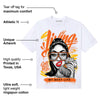 Orange Black White DopeSkill T-Shirt Living My Best Life Graphic
