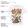 Orange Black White DopeSkill T-Shirt Slow Life Graphic