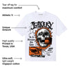 Orange Black White DopeSkill T-Shirt Jealousy Graphic