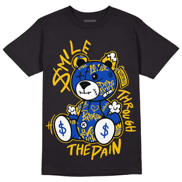 Jordan 14 “Laney” DopeSkill T-Shirt Smile Through The Pain Graphic Streetwear - Black