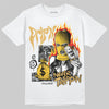 Jordan 12 "Phantom" DopeSkill T-Shirt Drip'n Never Tripp'n Graphic Streetwear - White