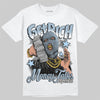 Jordan 40 “Blue Suede” DopeSkill T-Shirt Get Rich Graphic Streetwear - White
