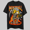 Orange, Black & White Sneakers DopeSkill T-Shirt NeverFull Graphic Streetwear - Black