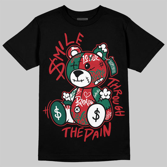 Jordan 5 ‘El Grito’ DopeSkill T-Shirt Smile Through The Pain Graphic Streetwear - Black