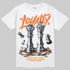 Orange Sneakers DopeSkill T-Shirt Loyalty Graphic Streetwear - White