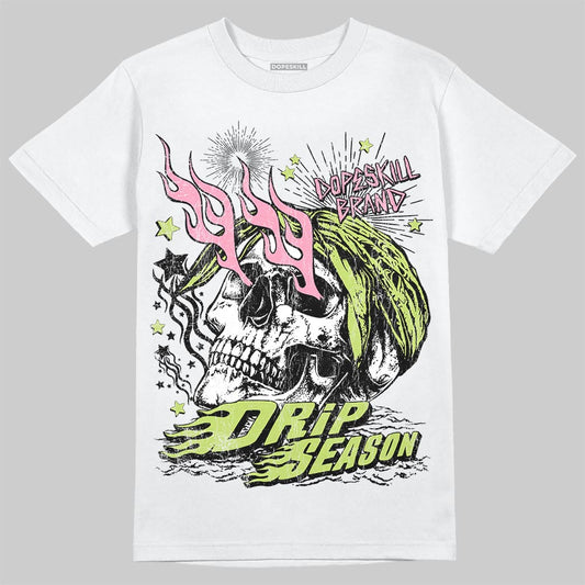 Chase B x Travis Scott x Jordan Jumpman Jack DopeSkill T-Shirt Drip Season Graphic Streetwear - White