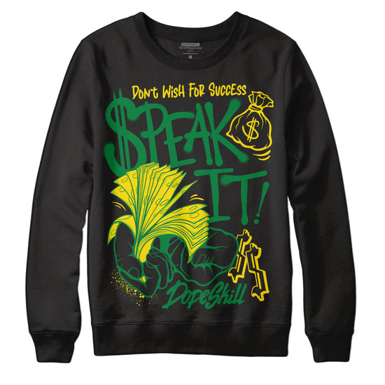 Dunk Low Reverse Brazil DopeSkill Sweatshirt Speak It Graphic Streetwear - black