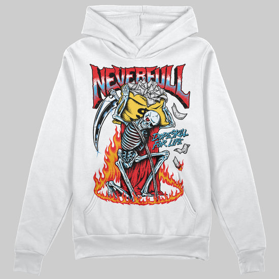 Red Sneakers DopeSkill Hoodie Sweatshirt Heartless Graphic Streetwear - White 