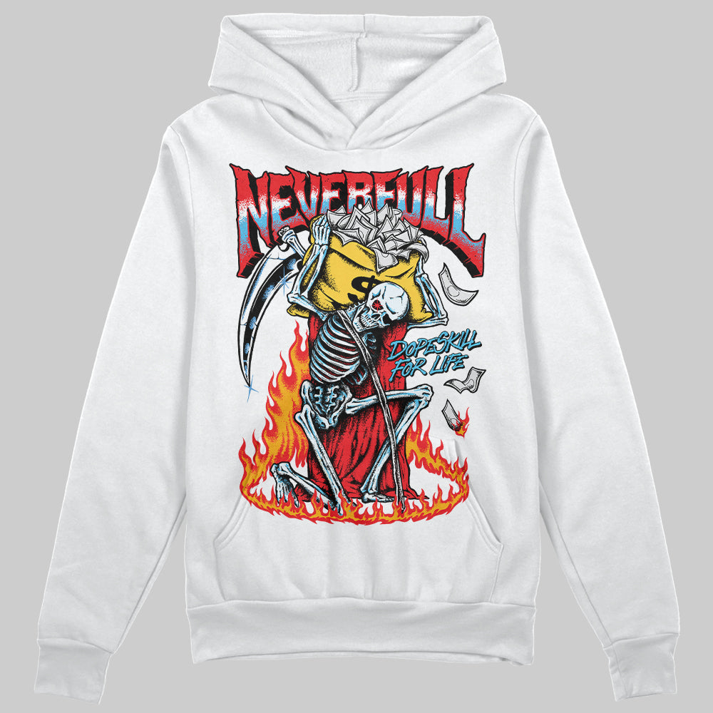 Red Sneakers DopeSkill Hoodie Sweatshirt Heartless Graphic Streetwear - White 