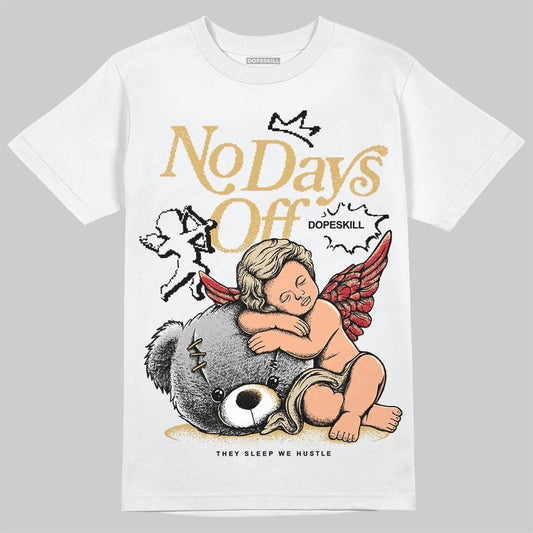 Jordan 4 Retro “Pizza” DopeSkill T-Shirt New No Days Off Graphic Streetwear - White
