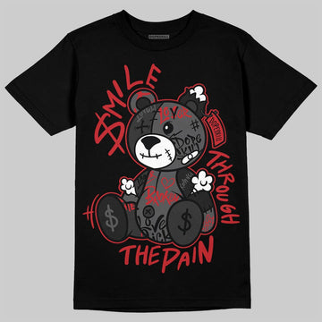 Jordan 6 Bin 23 DopeSkill T-Shirt Smile Through The Pain Graphic Streetwear - Black
