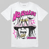 Pink Sneakers DopeSkill T-Shirt No Rules Graphic Streetwear - White 