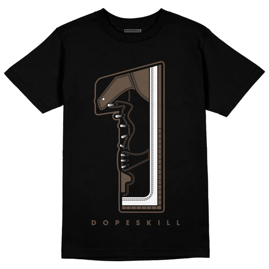 Jordan 1 Retro High OG Palomino DopeSkill T-Shirt No.1 Graphic Streetwear - Black