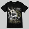Jordan 3 “Medium Olive” aka “Family Affair” DopeSkill T-Shirt Drip Season Graphic Streetwear - black