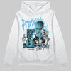 Jordan 11 Retro Legend Blue DopeSkill Hoodie Sweatshirt Drip'n Never Tripp'n Graphic Streetwear - White