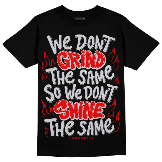 Jordan 2 Retro "Black Cement" DopeSkill T-Shirt Grind Shine Graphic Streetwear - White