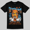 Orange, Black and White Sneakers DopeSkill T-Shirt Drip Harder Graphic Streetwear - black