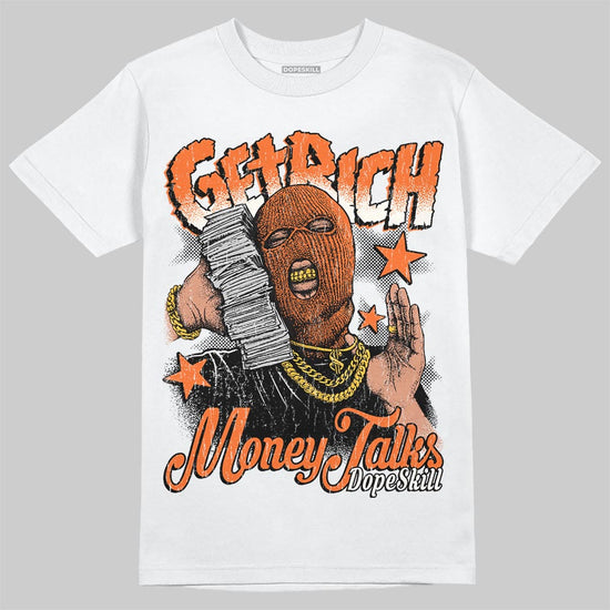 Jordan 1 Retro High OG Shattered Backboard (2025) DopeSkill T-Shirt Get Rich Graphic Streetwear - White