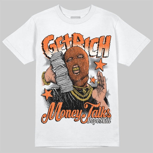 Jordan 1 Retro High OG Shattered Backboard (2025) DopeSkill T-Shirt Get Rich Graphic Streetwear - White