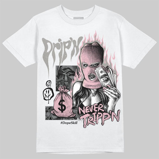 Air Max 95 OG “Pink Foam” DopeSkill T-Shirt Drip'n Never Tripp'n Graphic Streetwear - White