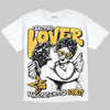 Jordan 5 'Tokyo' DopeSkill T-Shirt Real Ones Choose Loyalty Graphic Streetwear - White