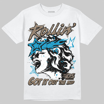 Jordan 3 GS “We Outside” DopeSkill T-Shirt Got It Out The Mud Graphic Streetwear - White