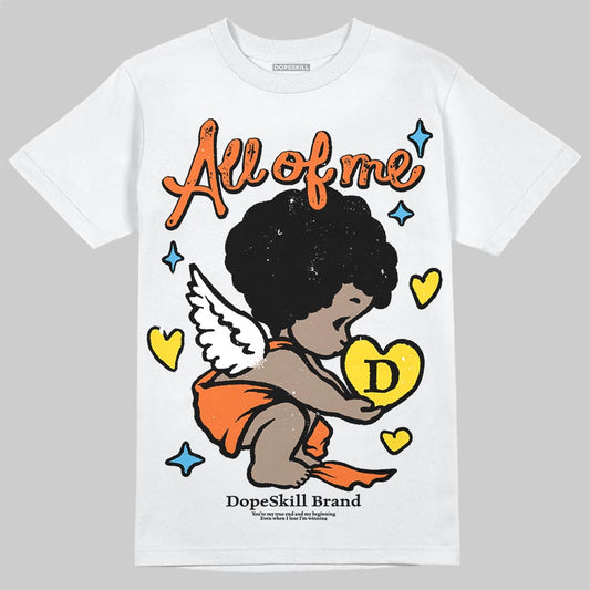Orange, Black and White Sneakers DopeSkill T-Shirt All Of Me Graphic Streetwear - White