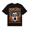 Orange, Black and White Sneakers DopeSkill T-Shirt Root of Evil Graphic Streetwear - black