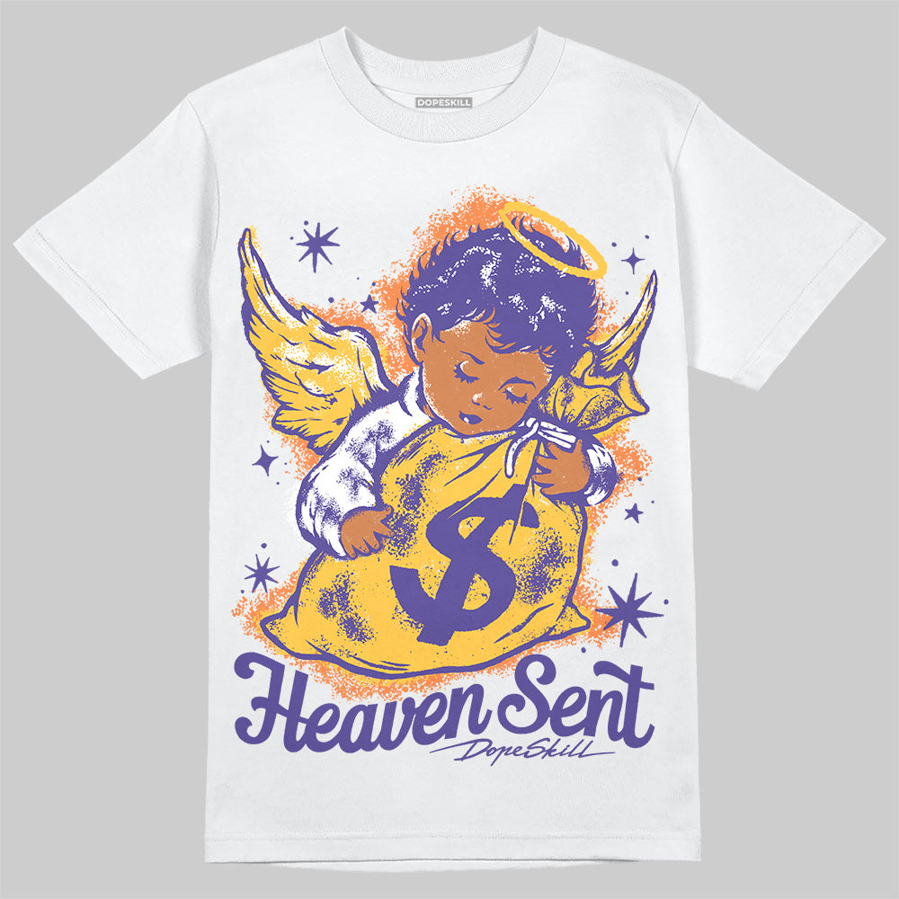 Kobe 8 Protro "Lakers Home" DopeSkill T-Shirt Heaven Sent Graphic Streetwear - White