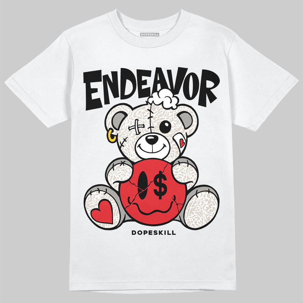 Jordan 3 Retro Pure Money DopeSkill T-Shirt Endeavor Graphic Streetwear - White