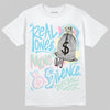 SB Dunk Low Verdy Visty DopeSkill T-Shirt Real Ones Move In Silence Graphic Streetwear - White 