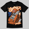 Orange Sneakers DopeSkill T-Shirt Grind Pray Graphic Streetwear - Black