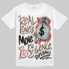 Jordan 3 "World’s Best Dad" DopeSkill T-Shirt Real Ones Move In Silence Graphic Streetwear - White