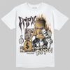 Jordan 5 “Earth/Metallic Gold” DopeSkill T-Shirt Drip'n Never Tripp'n Garaphic Streetwear - White